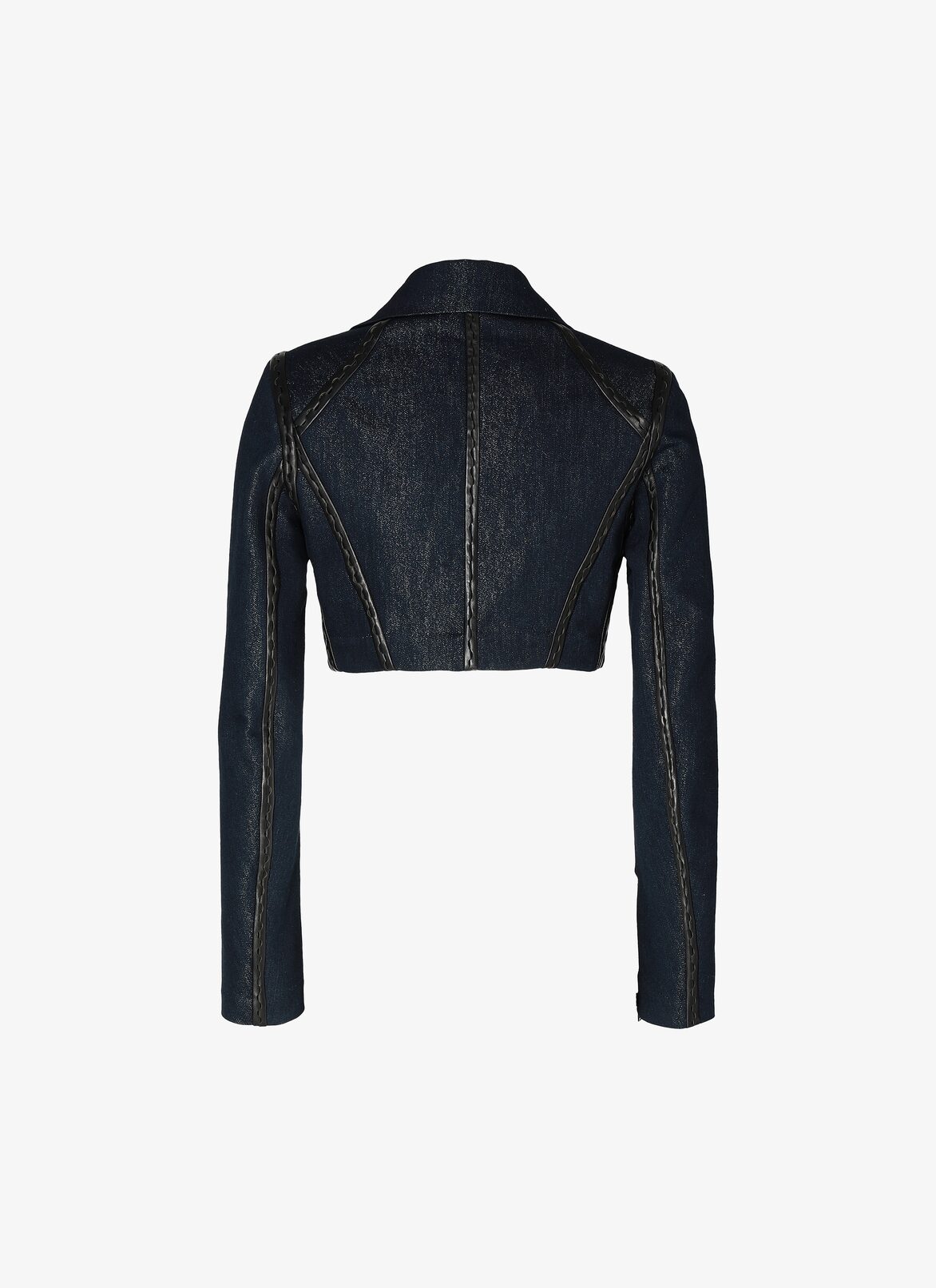 PERFECTO DENIM LUX SILVER ALAÏA SILVER  PERFECTO DENIM LUX SILVER